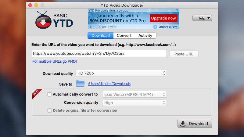 Youtube for mac os